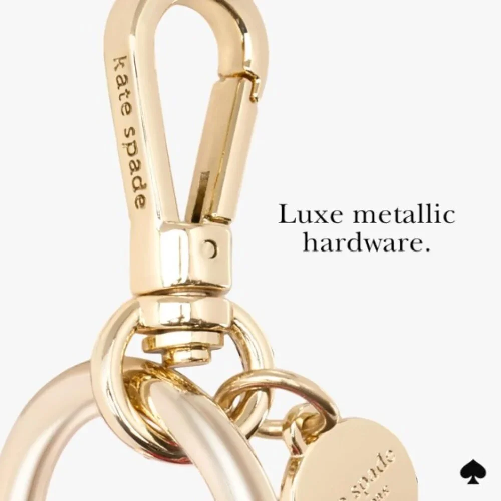 NWT kate spade new york Red Heart Shaped Bag Charm or Keychain